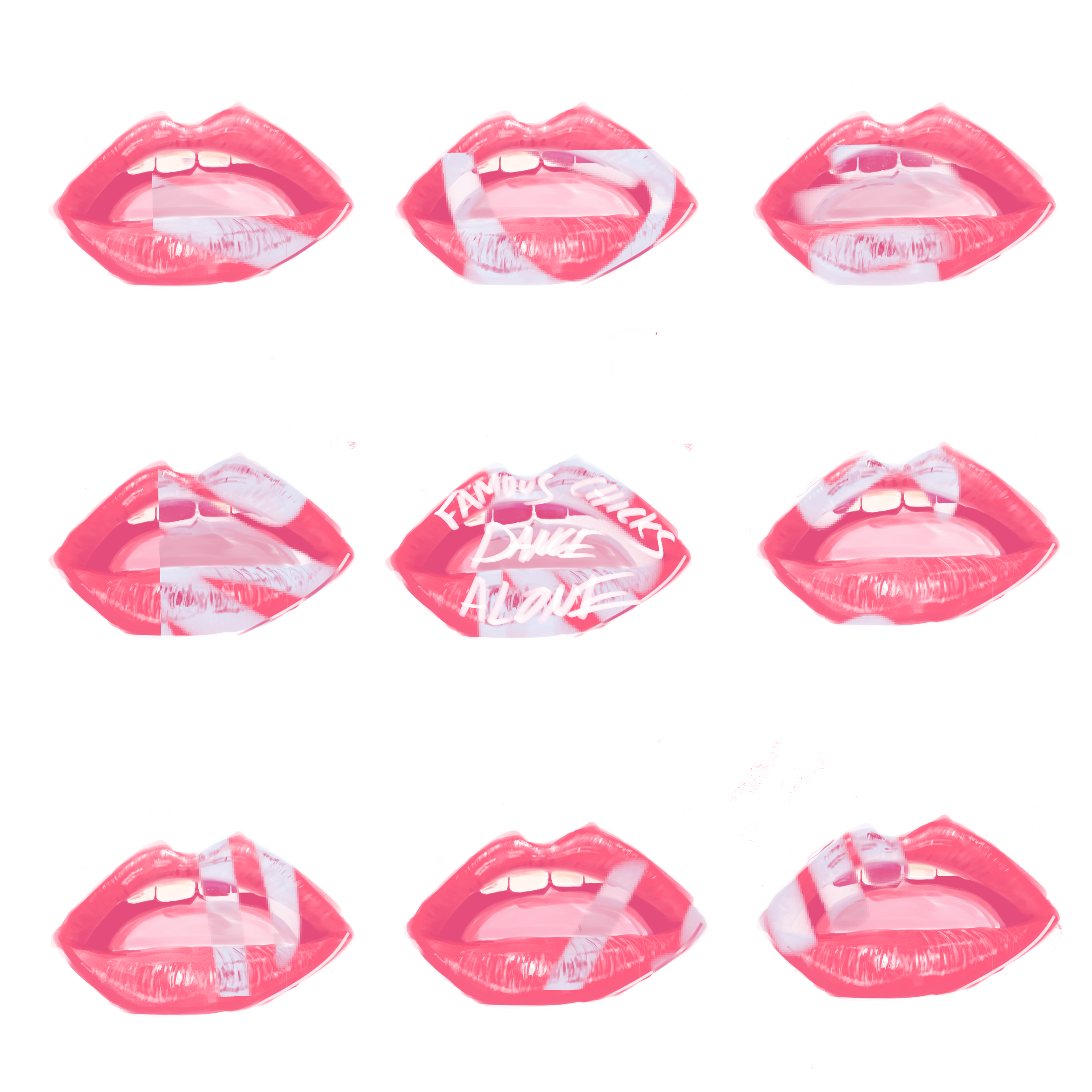 Many Kisses Artwork